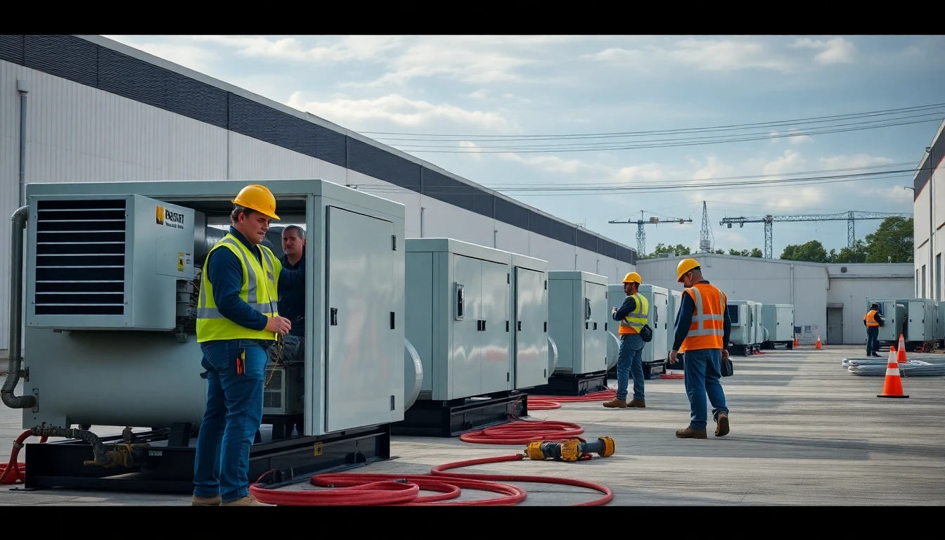 Commercial Standby Generator Installation