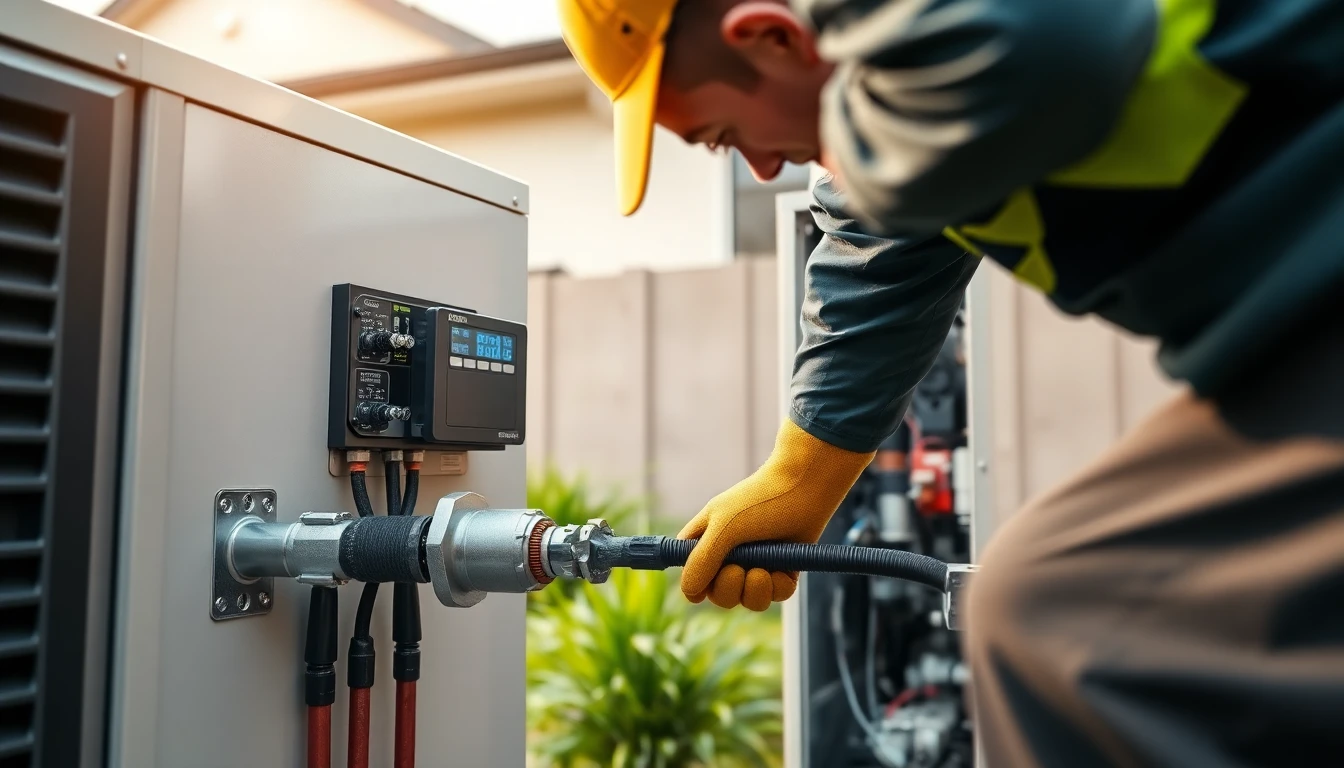 Natural Gas Generator Installation